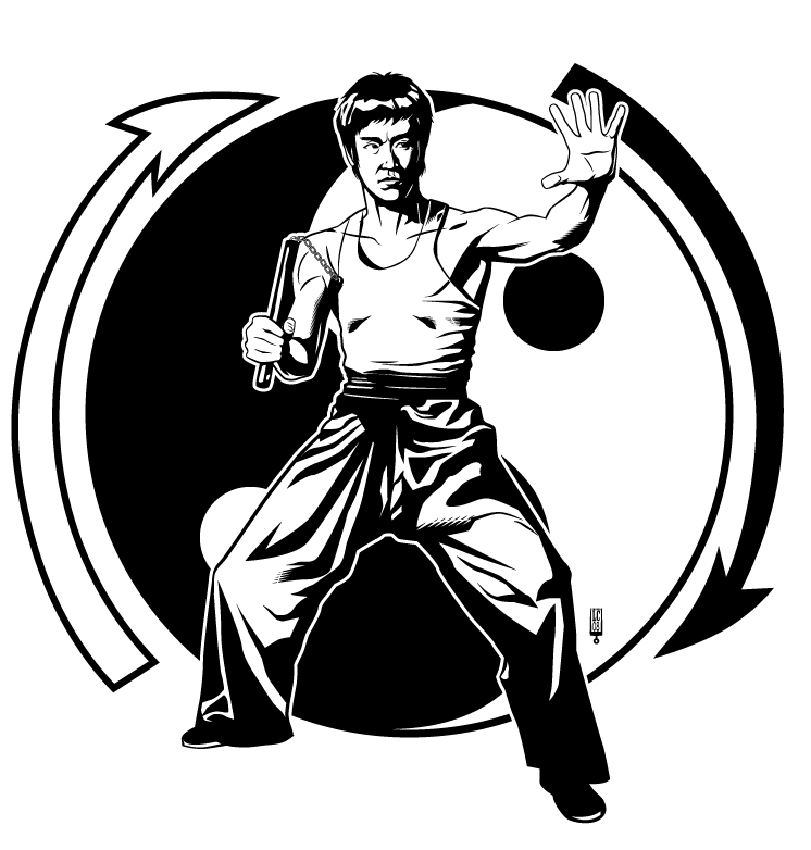 Bruce Lee in Enter the Dragon